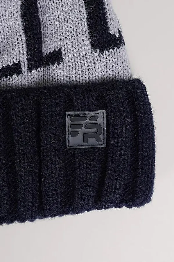 Шапка CLEVER, т.синий/красный - фото 2