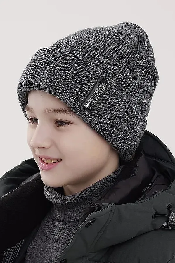 Шапка CLEVER, меланж серый - фото 2