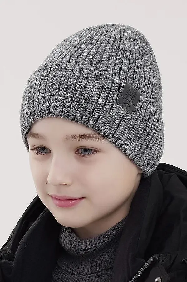 Шапка CLEVER, меланж серый - фото 2