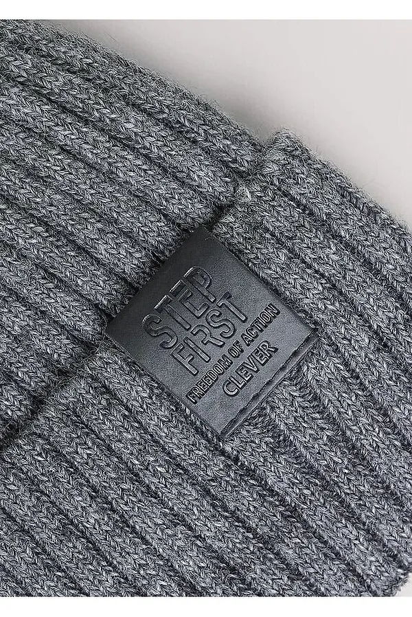 Шапка CLEVER, меланж серый - фото 2