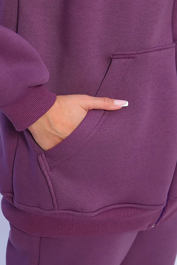 Костюм с брюками 688 НАТАЛИ, ежевичный - фото 2