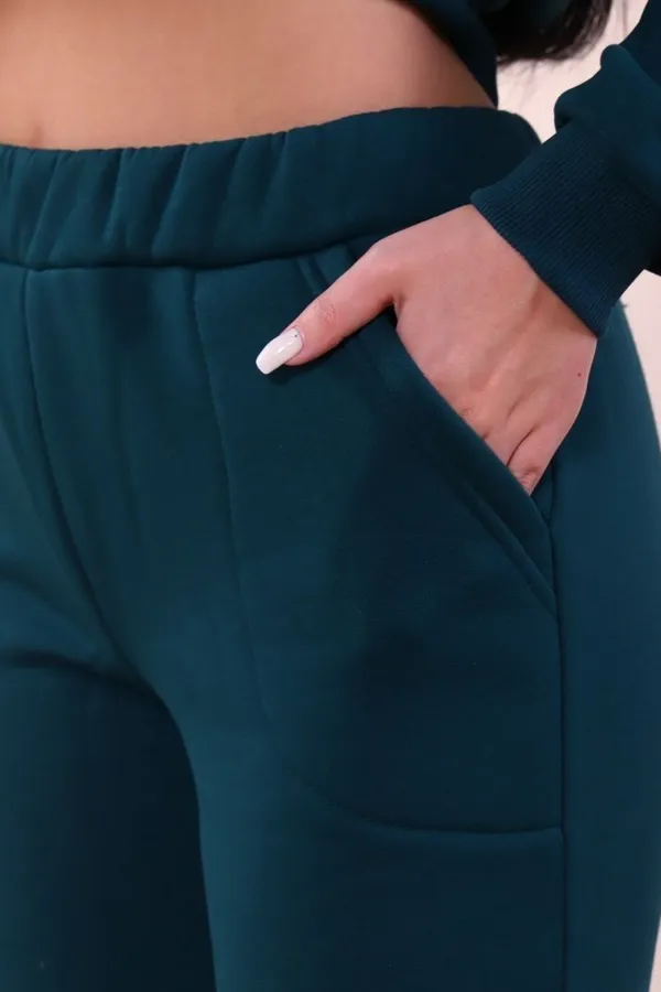 Костюм с брюками 688 НАТАЛИ, изумрудный - фото 2