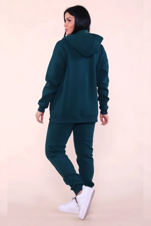 Костюм с брюками 688 НАТАЛИ, изумрудный - фото 2