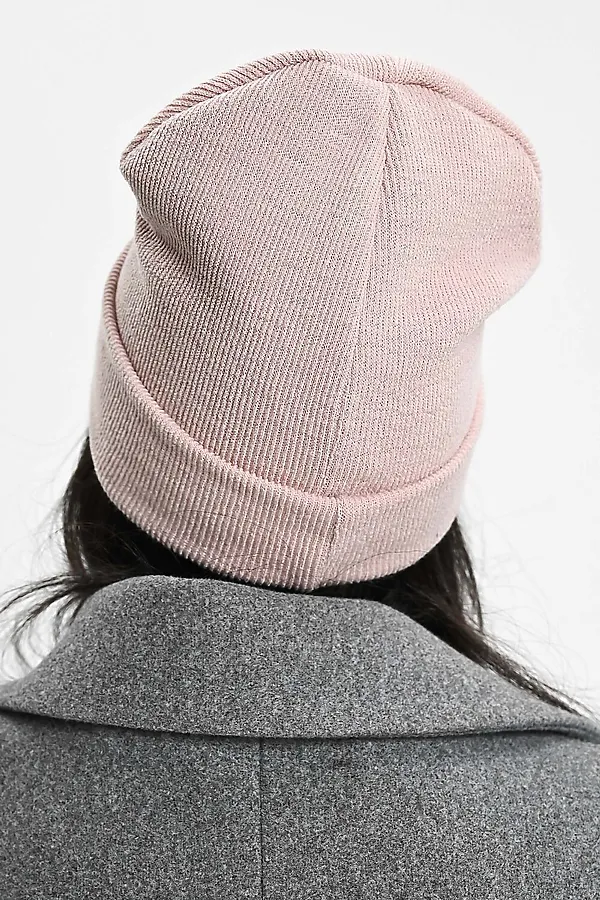 Шапка теплая в рубчик НАТАЛИ, розовый - фото 2