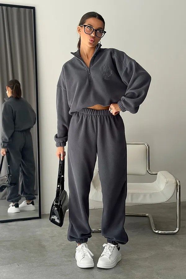 Костюм с брюками Космос НАТАЛИ, темно-серый - фото 2