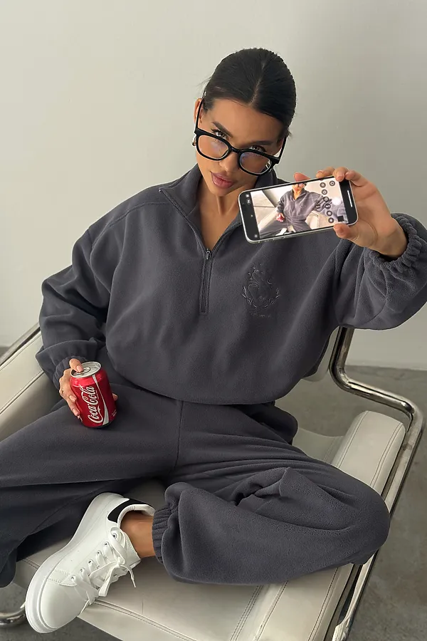 Костюм с брюками Космос НАТАЛИ, темно-серый - фото 2