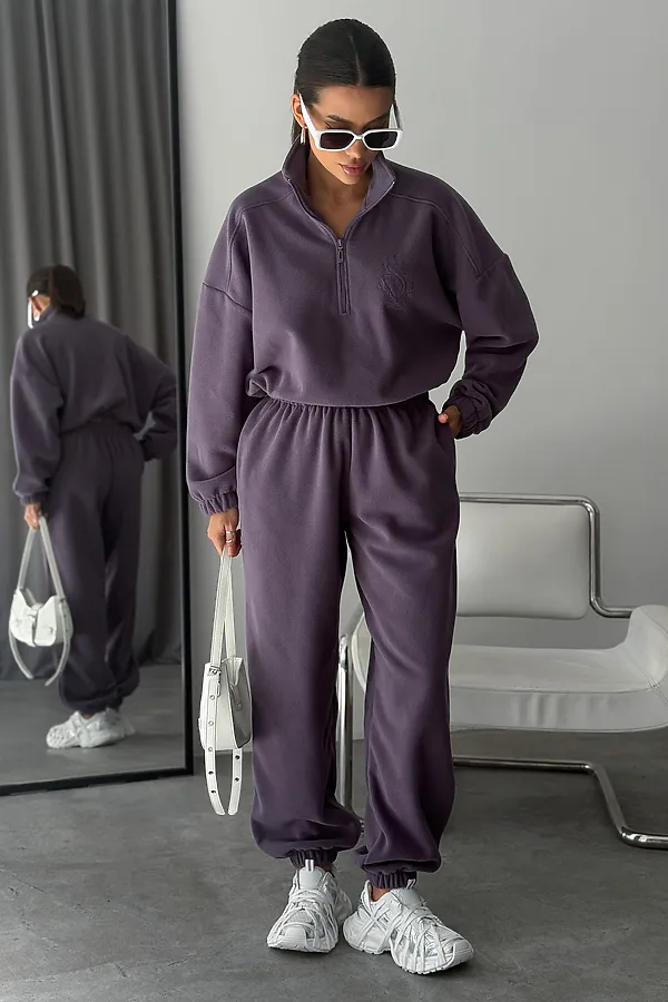 Костюм с брюками Космос НАТАЛИ, лиловый - фото 2