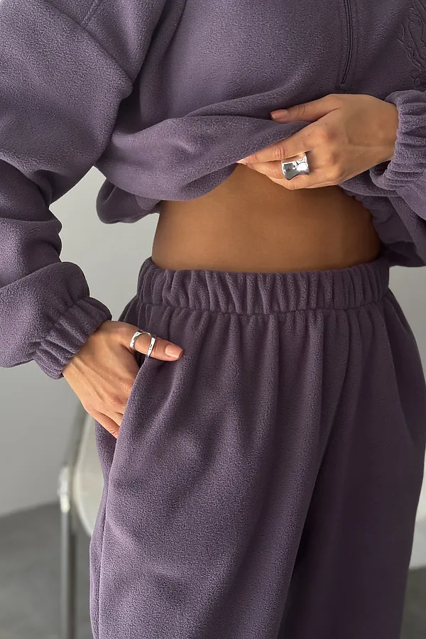 Костюм с брюками Космос НАТАЛИ, лиловый - фото 2