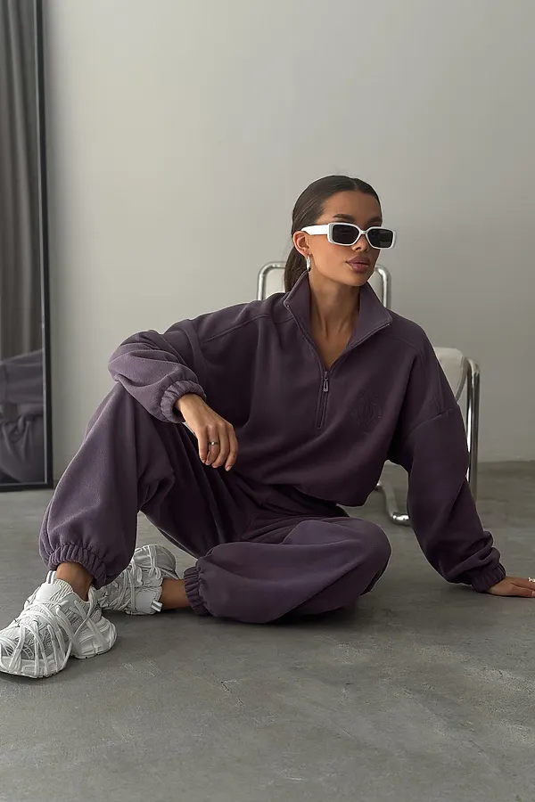 Костюм с брюками Космос НАТАЛИ, лиловый - фото 2