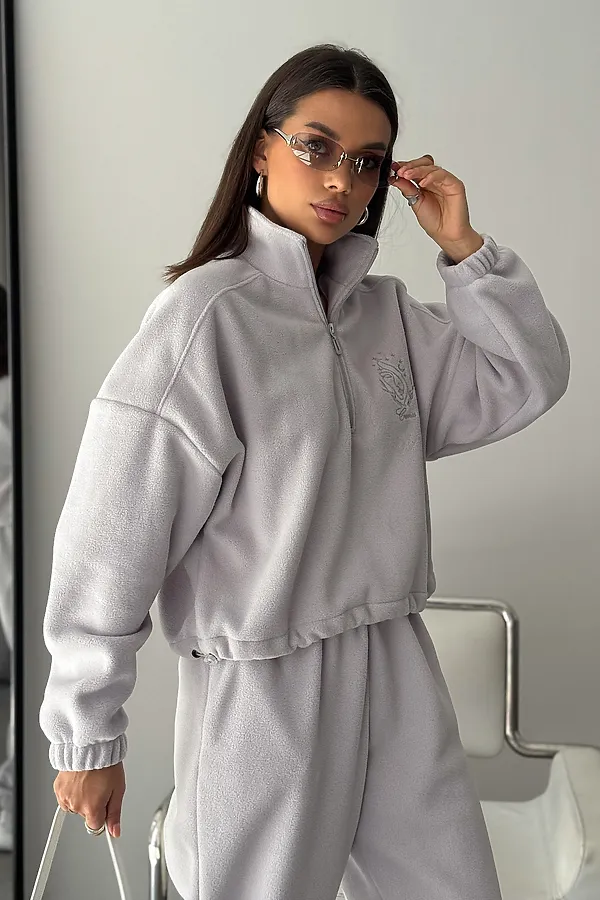 Костюм с брюками Космос НАТАЛИ, серый - фото 2