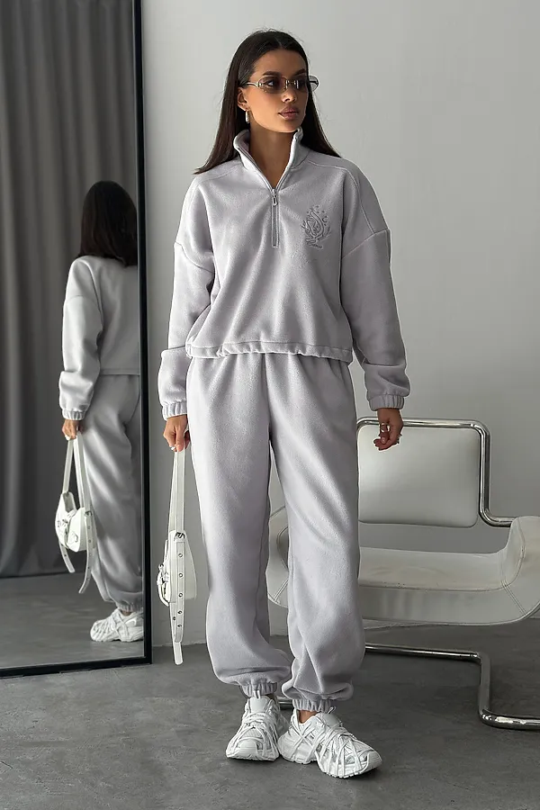 Костюм с брюками Космос НАТАЛИ, серый - фото 2