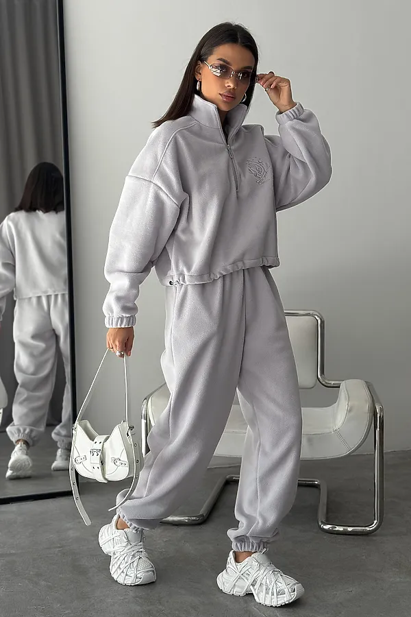 Костюм с брюками Космос НАТАЛИ, серый - фото 2