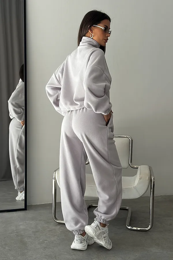 Костюм с брюками Космос НАТАЛИ, серый - фото 2