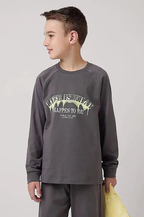 Пижама CLEVER, т.серый - фото 2