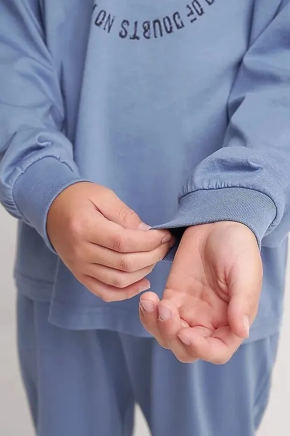 Пижама CLEVER, джинсовый - фото 2