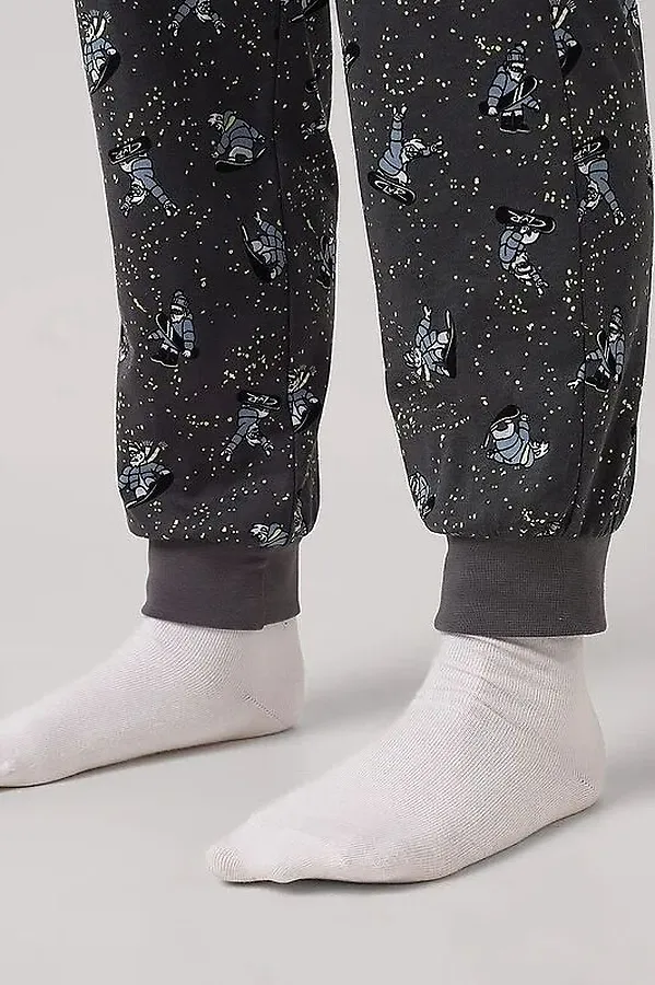 Пижама CLEVER, т.серый - фото 2