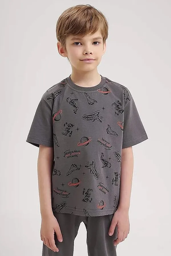 Пижама CLEVER, т.серый - фото 2