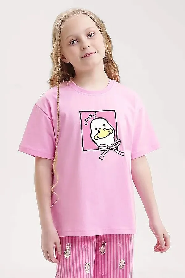 Пижама CLEVER, розовый/молочный - фото 2