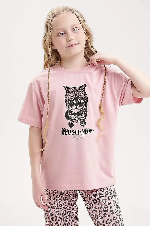 Пижама CLEVER, св.розовый/т.серый - фото 2