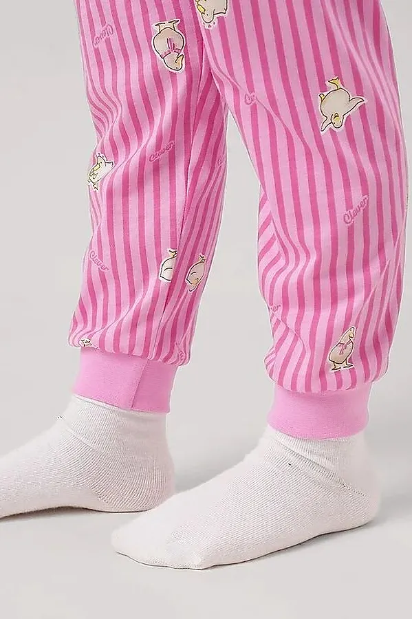 Пижама CLEVER, розовый/молочный - фото 2