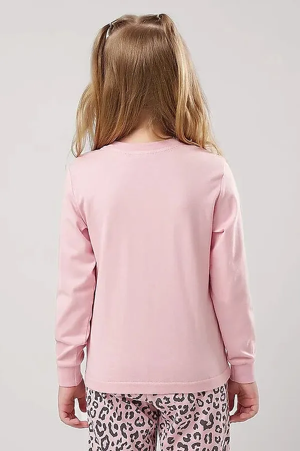 Пижама CLEVER, св.розовый/т.серый - фото 2