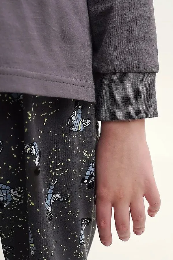 Пижама CLEVER, т.серый - фото 2