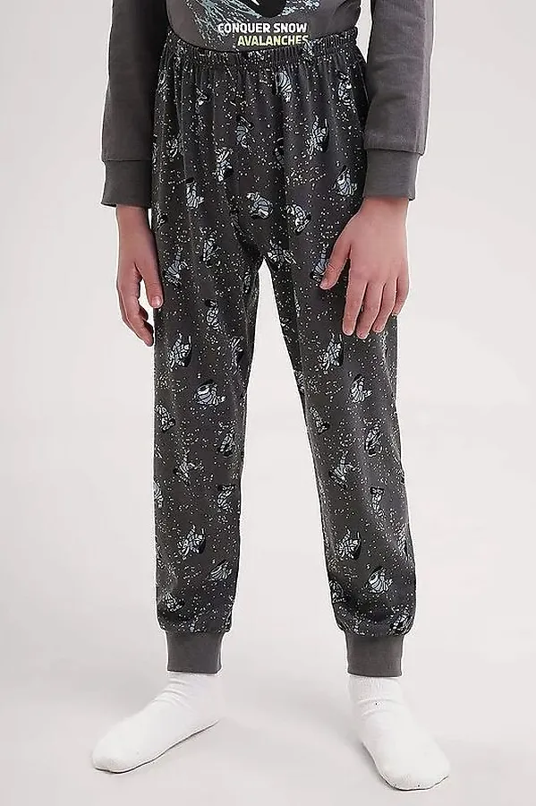 Пижама CLEVER, т.серый - фото 2