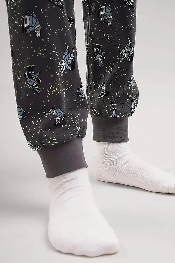 Пижама CLEVER, т.серый - фото 2