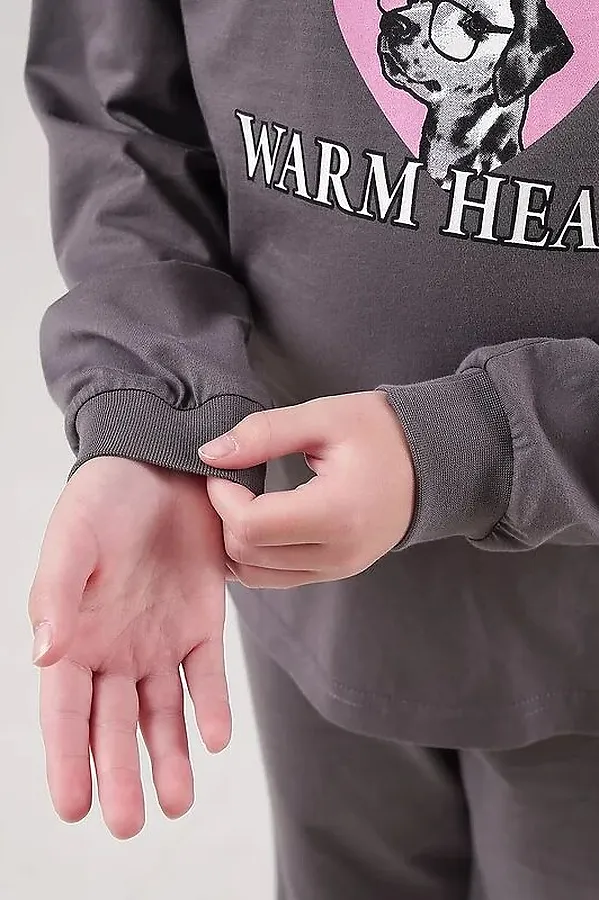 Пижама CLEVER, т.серый - фото 2