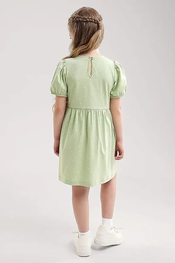 Платье CLEVER, св.зелёный/молочный - фото 2