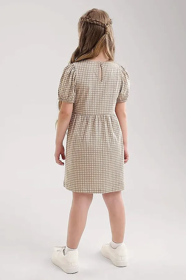 Платье CLEVER, бежевый/св.коричневый - фото 2