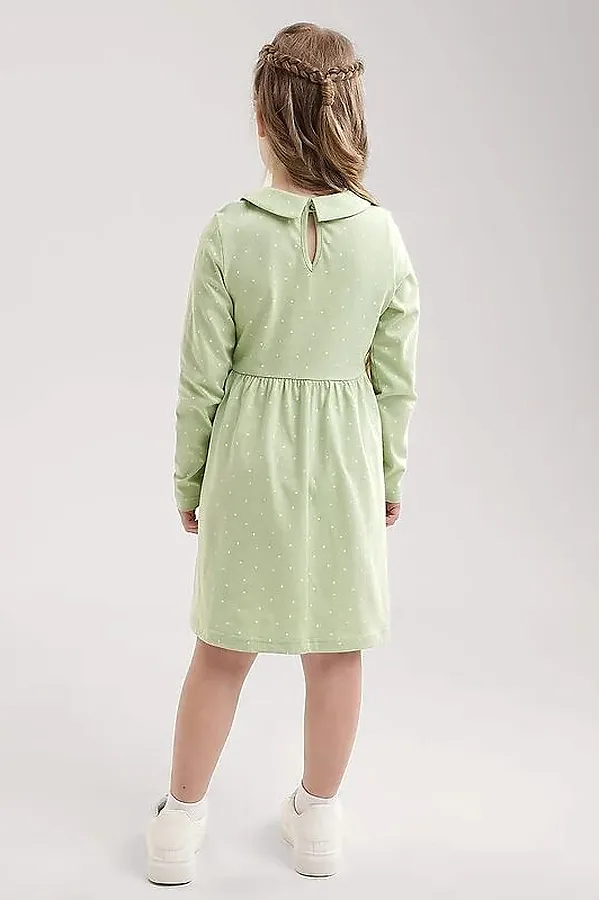 Платье CLEVER, св.зелёный/молочный - фото 2