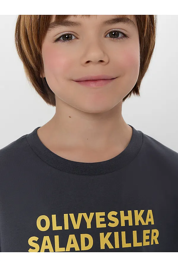 Футболка MARK FORMELLE, графит +печать3 - фото 2