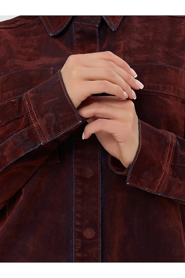 Жакет MARK FORMELLE, темная терракота - фото 2