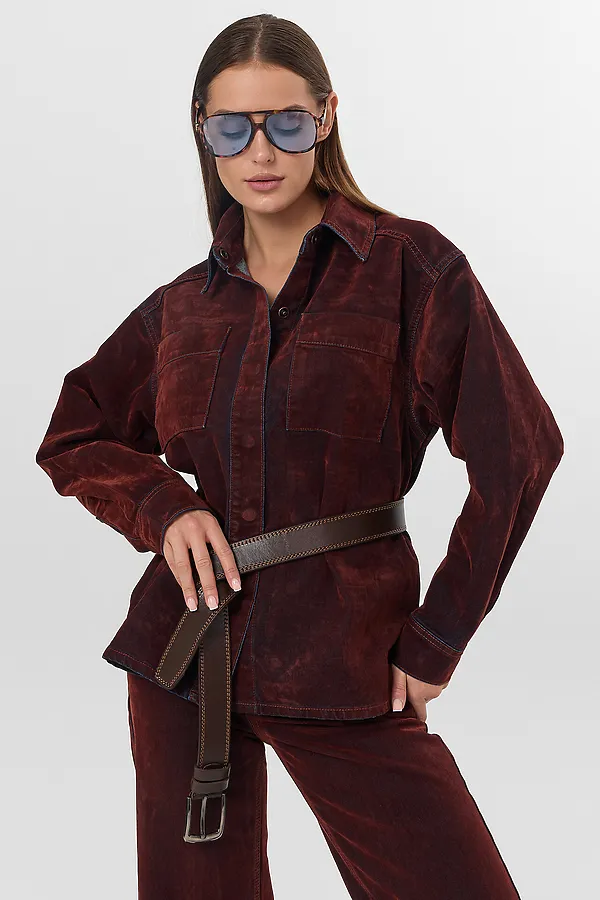 Жакет MARK FORMELLE, темная терракота - фото 2