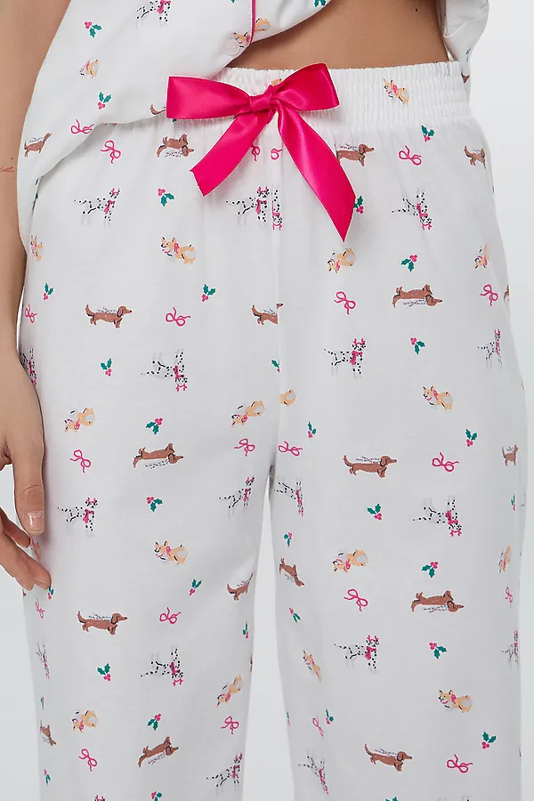 Пижама MARK FORMELLE, собачки на белом - фото 2