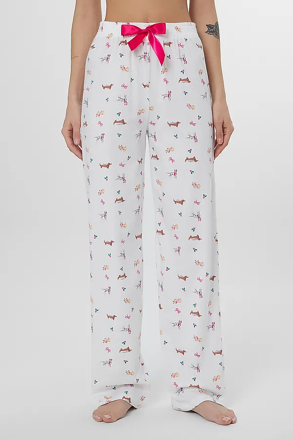 Пижама MARK FORMELLE, собачки на белом - фото 2