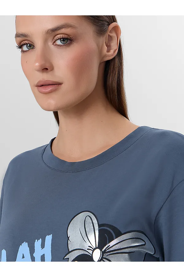 Платье MARK FORMELLE, графит +печать - фото 2