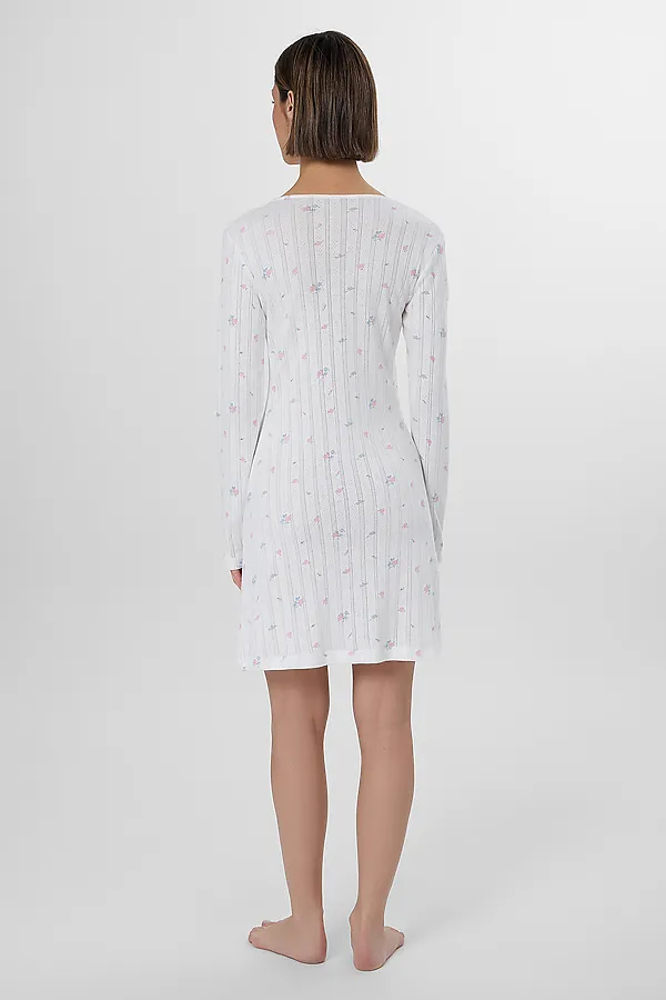 Сорочка ночная MARK FORMELLE, розы на белом - фото 2