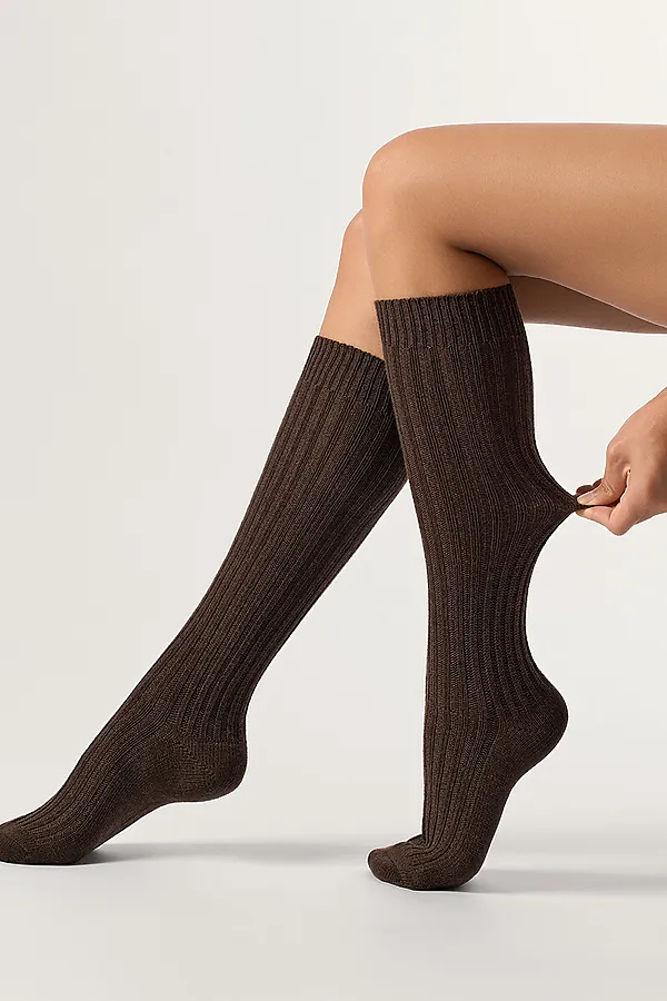 Гольфы OMSA, moka (коричневый) - фото 2