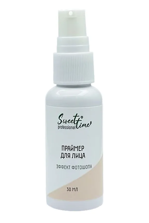 Domix Праймер для лица «Эффект фотошопа» / Sweet Time Professional, 30 мл KRISTALLER, бежевый - фото 2