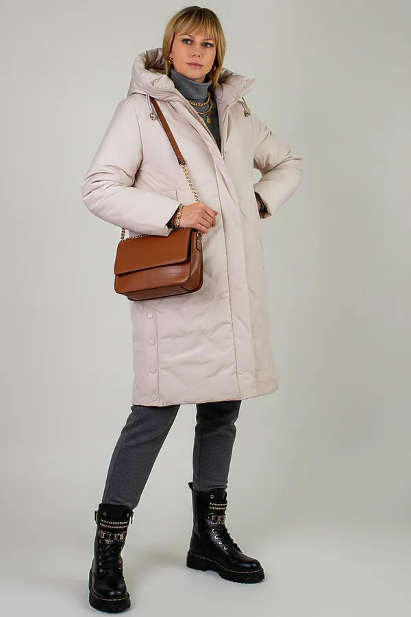 Куртка верблюжья шерсть, арт. 316 НАТАЛИ, светло-бежевый - фото 2