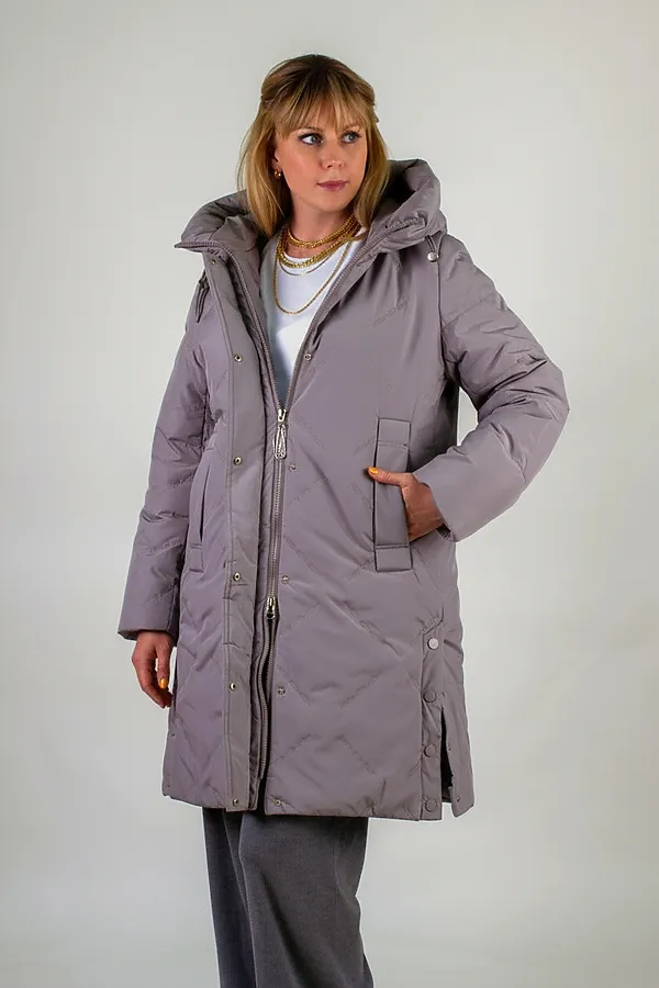 Куртка верблюжья шерсть, арт. 316 НАТАЛИ, темно-бежевый - фото 2