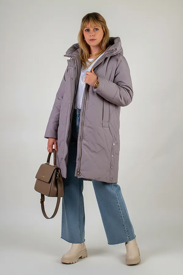 Куртка верблюжья шерсть, арт. 316 НАТАЛИ, темно-бежевый - фото 2