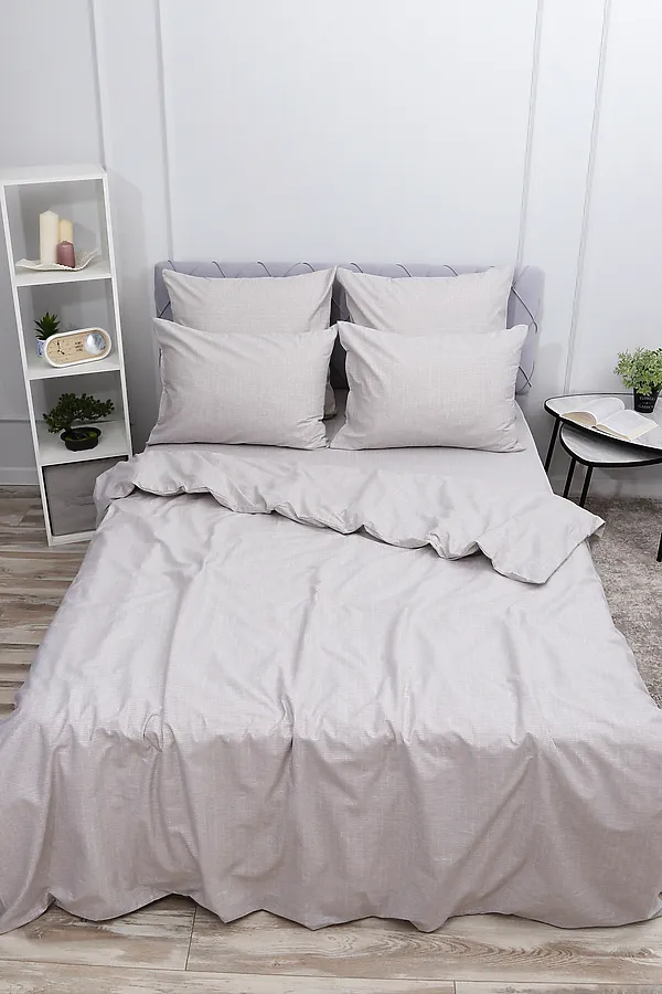 Простыня Темная ночь 2-компаньон НАТАЛИ, серый - фото 2