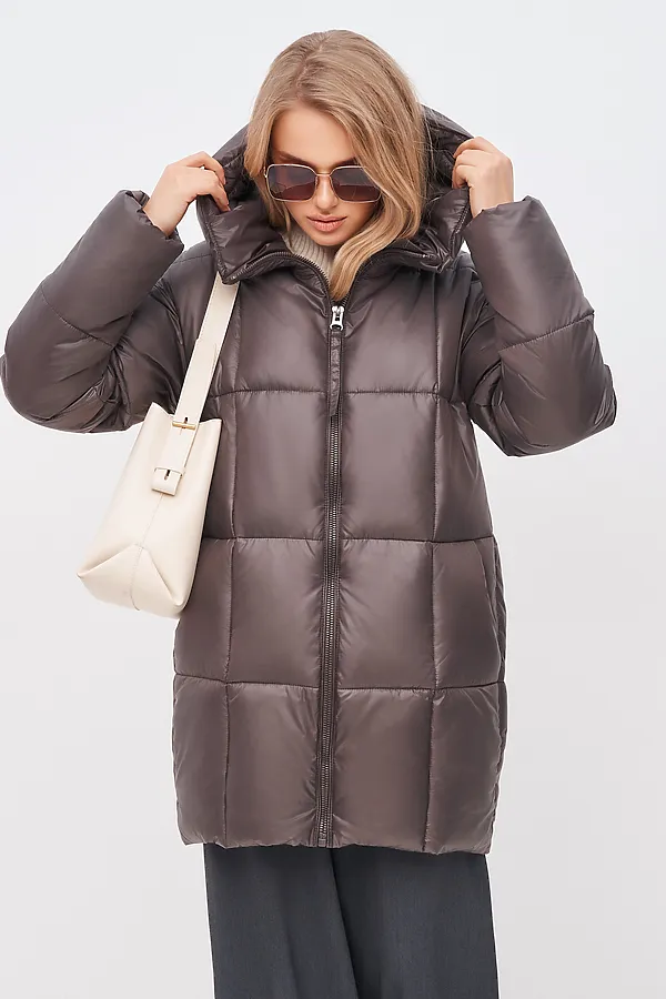 Пуховик HOOPS, коричневый - фото 2