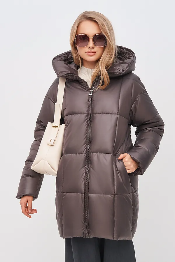 Пуховик HOOPS, коричневый - фото 2