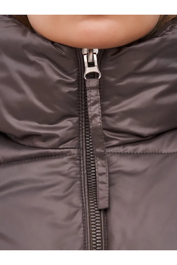 Пуховик HOOPS, коричневый - фото 2