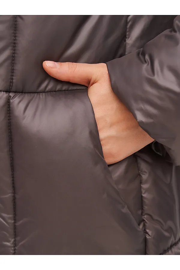Пуховик HOOPS, коричневый - фото 2