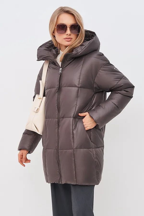 Пуховик HOOPS, коричневый - фото 2